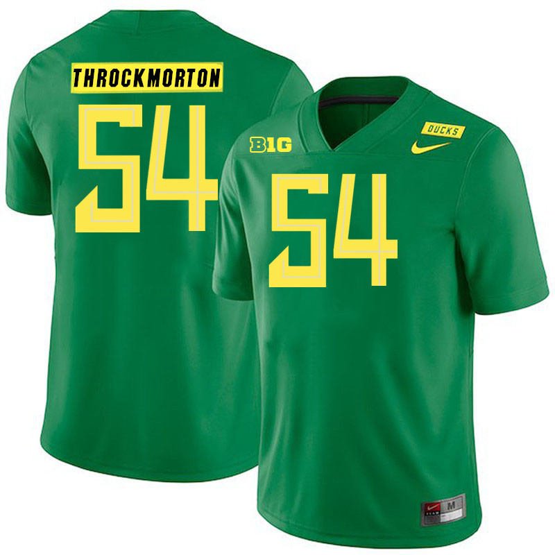 Calvin Throckmorton Oregon Jersey,Oregon Ducks Football Uniforms Youth-Alternate Green